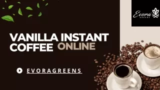 Vanilla Instant Coffee Online - PDF