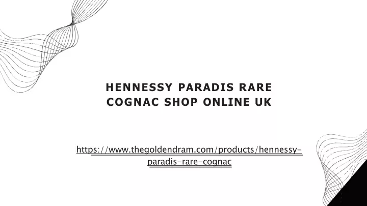 hennessy paradis rare cognac shop online uk