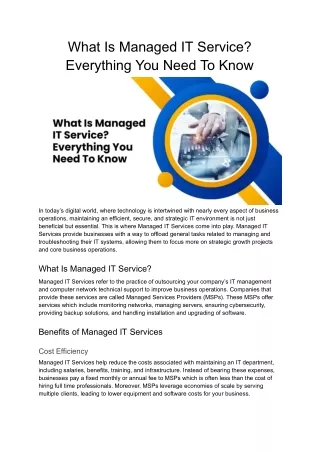 What Is Managed IT Service_ Everything You Need To Know