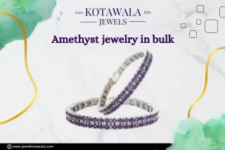 Buy Amethyst Jewellery Wholesale Online| Kotawala Jewels