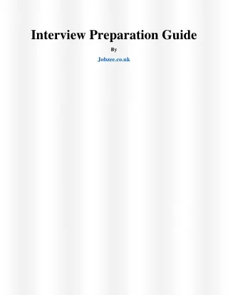 Interview Preparation Guide