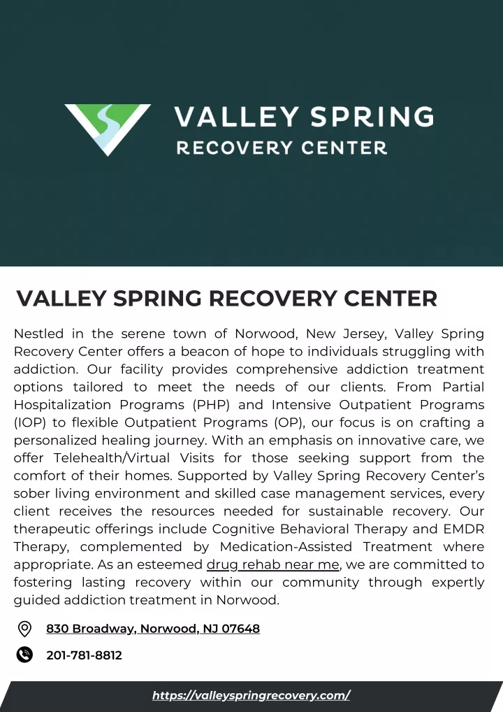 valley spring recovery center