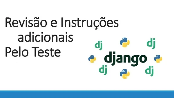 revis o e instru es adicionais pelo teste