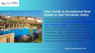 Best Real Estate Agent in San Fernando Valley  Trusted Guide