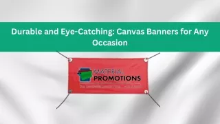 Durable and Eye-Catching Canvas Banners for Any Occasion