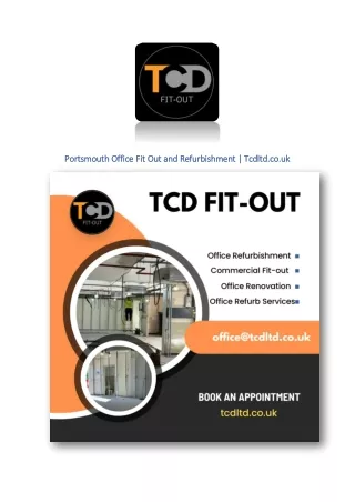 Portsmouth Office Fit Out and Refurbishment | Tcdltd.co.uk
