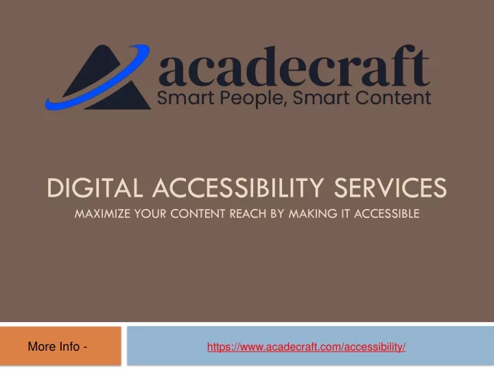 digital accessibility services maximize your content reach by making it accessible