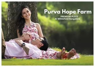 Purva Hope Farm Whitefield Bangalore pdf