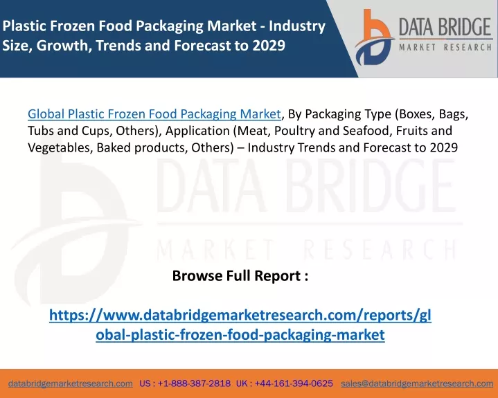 plastic frozen food packaging market industry