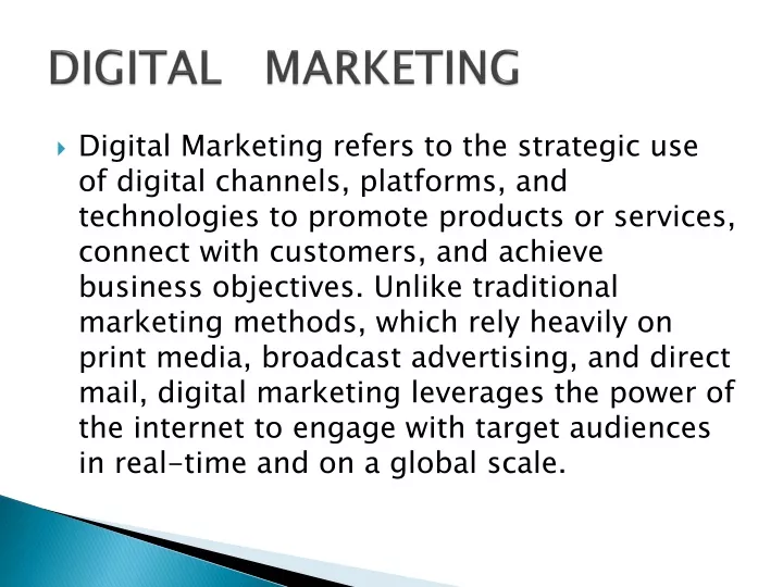 digital marketing