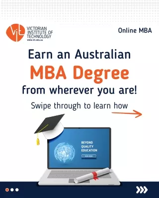 Online MBA Program in Australia | VIT's MBA Program | Online MBA