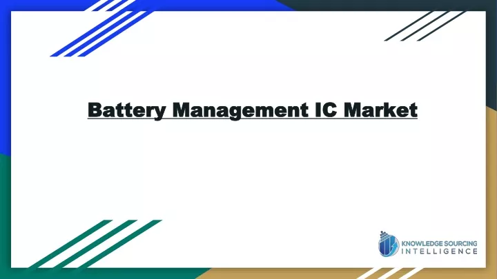 battery management ic market battery management