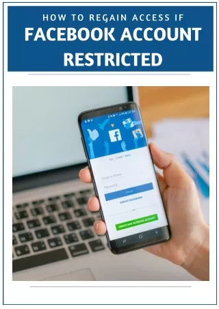 How To Regain Access If Facebook Account Restricted