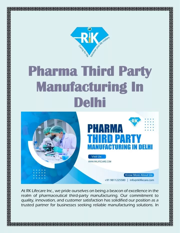 pharma third party pharma third party