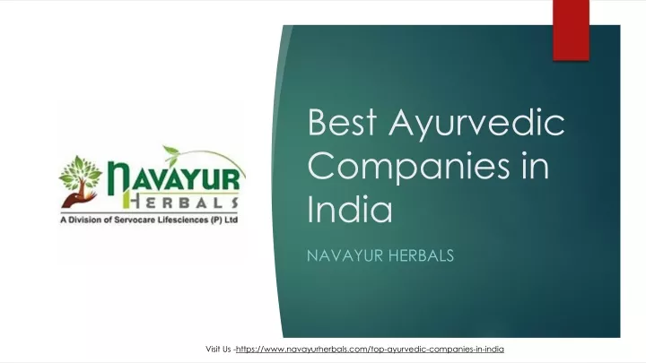 best ayurvedic companies in india