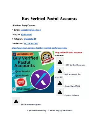 Buy Verified Paxful Accounts