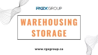 Warehousing Storage | RGX Group