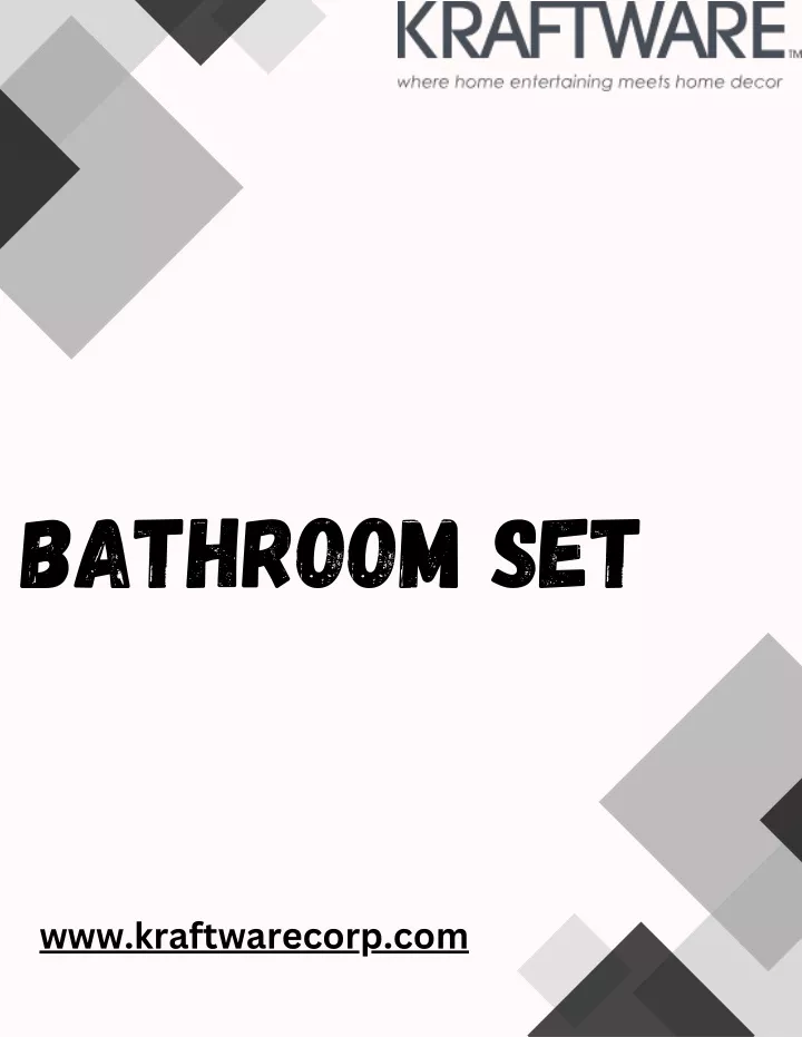 bathroom set