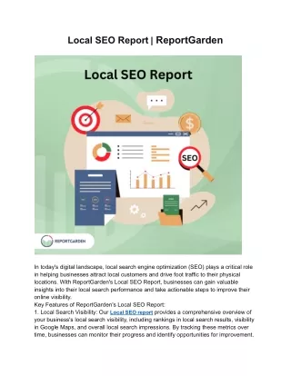 Local SEO Report _ ReportGarden