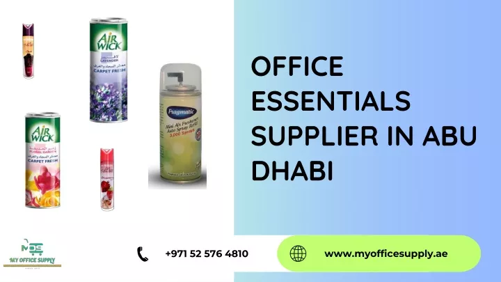 office essentials supplier in abu dhabi