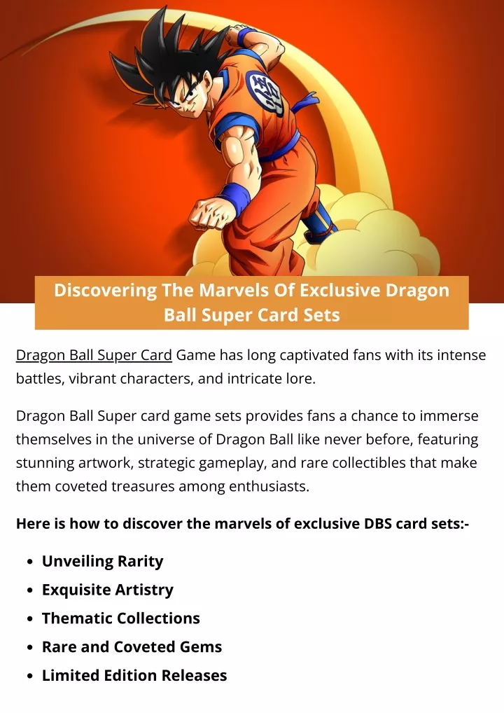 discovering the marvels of exclusive dragon ball