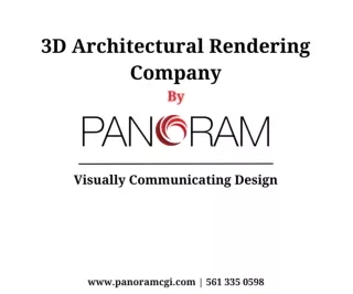 3D Architectural Rendering Company