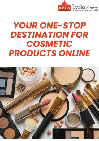 Your One-Stop Destination for Cosmetic Products Online