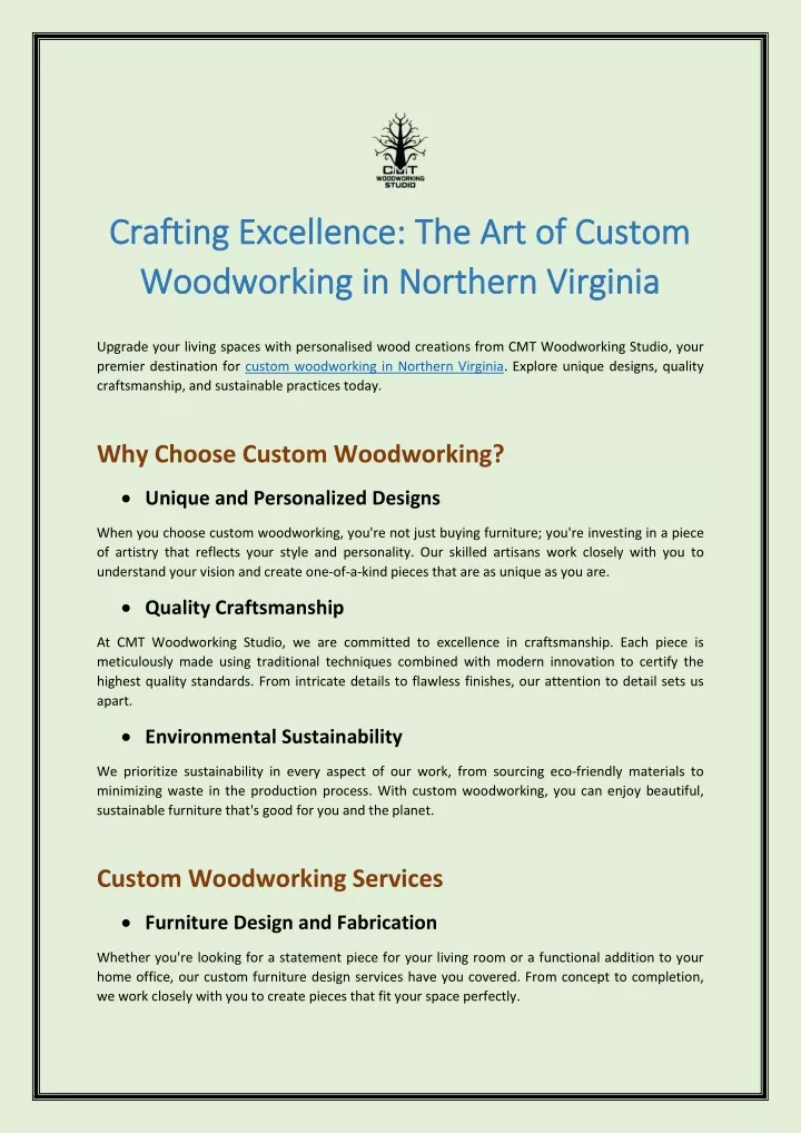 crafting crafting excellence excellence