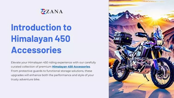 introduction to himalayan 450 accessories