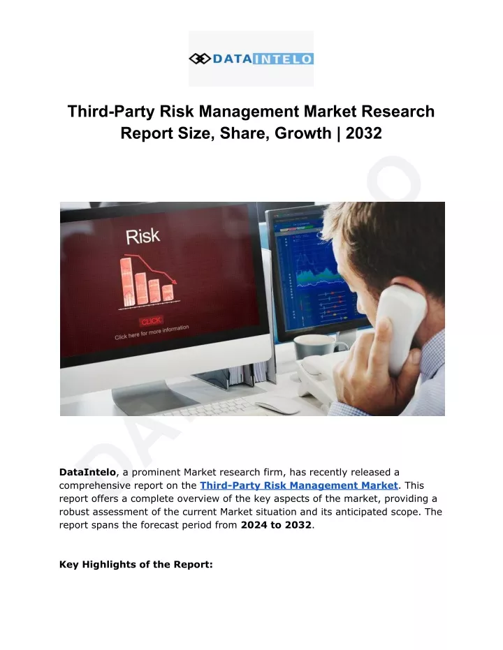 third party risk management market research