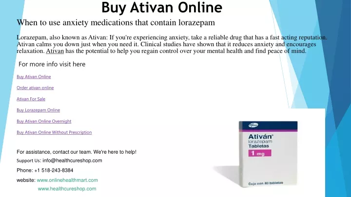 buy ativan online