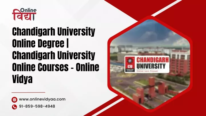 chandigarh university online degree chandigarh