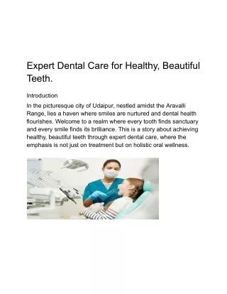 _ Expert Dental Care for Healthy, Beautiful Teeth.