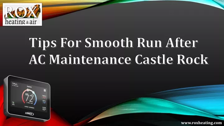 tips for smooth run after ac maintenance castle