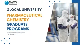 What Does a Pharmaceutical Chemistry Graduate Program Entail?