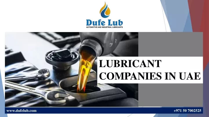 lubricant companies in uae
