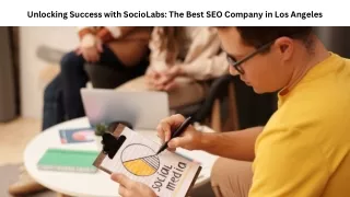 Unlocking Success with SocioLabs The Best SEO Company in Los Angeles