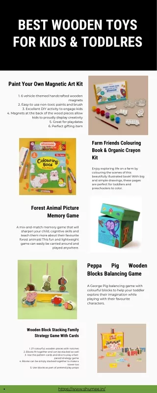 Best Wooden Toys For Kids & Toodlres