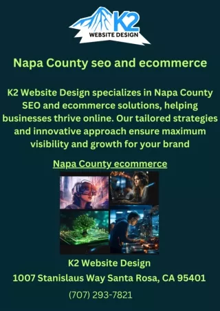 Napa County seo and ecommerce