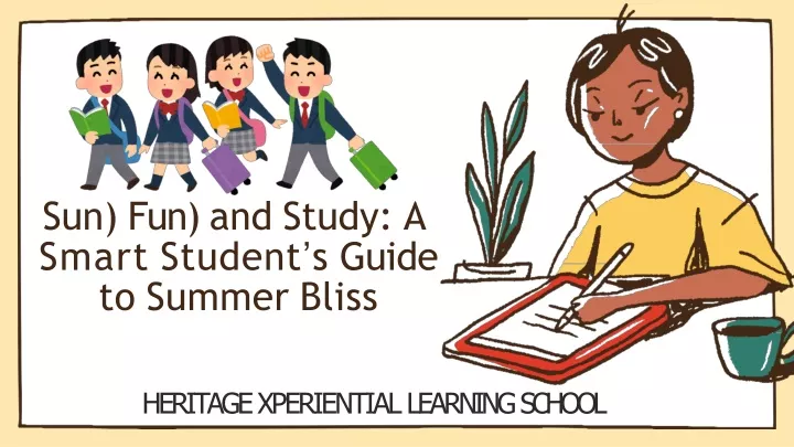 sun fun and study a smart student s guide to summer bliss