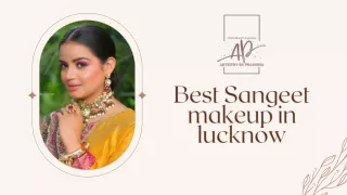 Best Sangeet makeup in lucknow | Artistrybypranisha