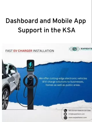 Dashboard and Mobile App Support in the KSA