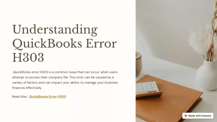 understanding quickbooks error h303