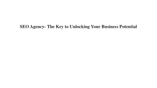 SEO Agency- The Key to Unlocking Your Business