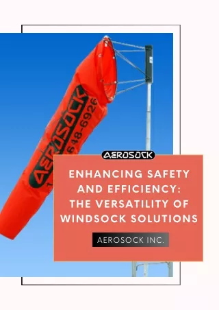 Enhancing Safety and Efficiency: The Versatility of Windsock Solutions