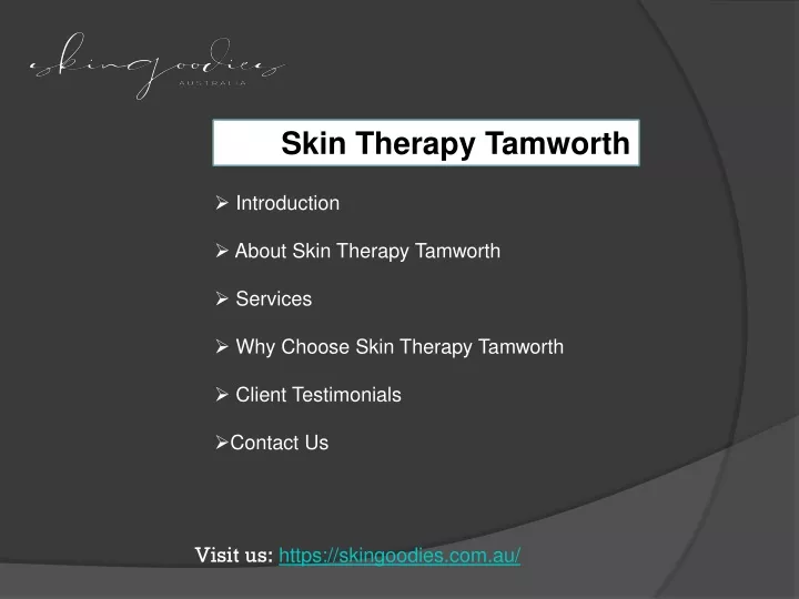 skin therapy tamworth