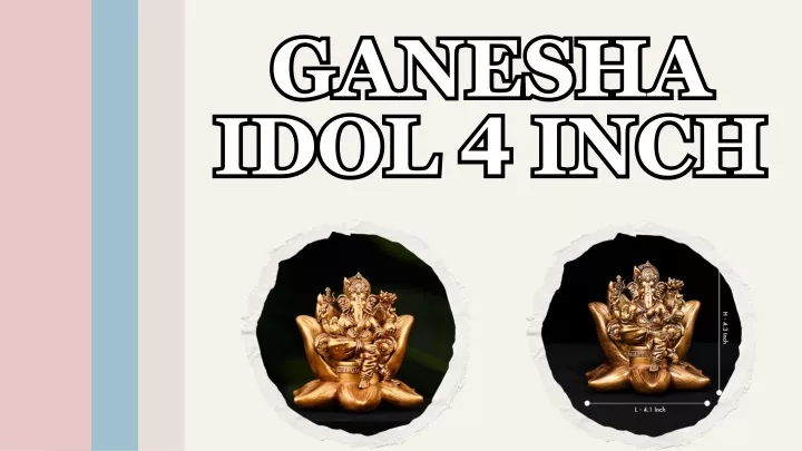 ganesha idol 4 inch idol 4 inch