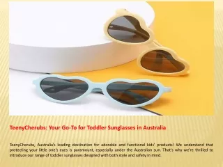 Toddler Sunglasses in Australia