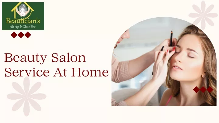 beauty salon service at home