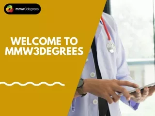Why Choose MMW3Degrees for Your Medical Marketing Needs?